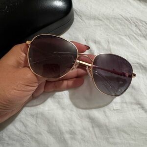 Coach Stylish Gold and Black Women's Sunglasses